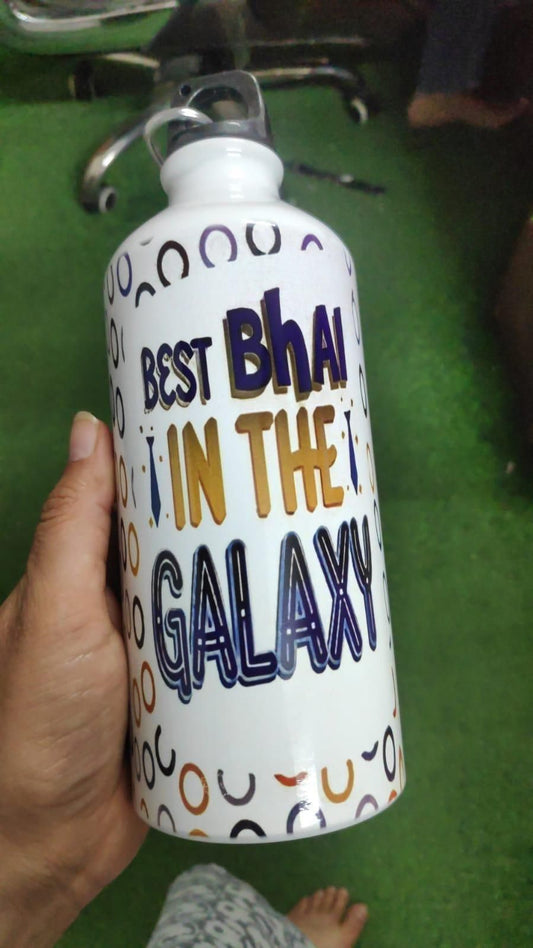 Best Bhai  Galaxy Bottle with 3 Rakhis